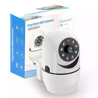DIDSeth 3MP WiFi IP Camera Binnen 360 Graden Volledige Kleur Nachtzicht Twee Weg Audio Beweging Alerts Cloudopslag