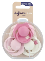 Difrax Lovi Fopspenen Pink 6 18M