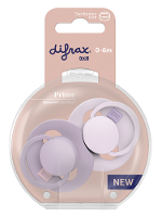 Difrax LOVI Prime Pacifier 0 6 Months   Lilac/Violet
