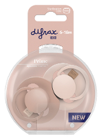 Difrax LOVI Prime Pacifier 6 18 Months   Nude/Blush