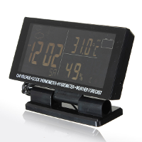 Digital Car Thermometer Hygrometer Calendar Clock Weather Forecast