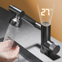Digitale Display 2 Versnelling Heet Koud Slimme Kraan Monteerbare Wasbak Hydropower Wastafel Water Mixer Tap Multifuncti