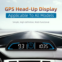 Digitale GPS Snelheidsmeter Car HUD Head Up Display Auto Hoge Definitie GPS Snelheidsalarm Tellers voor Alle Auto's