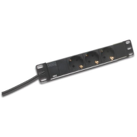 Digitus 1HE Aluminium stekkerdoos 3 voudig 10