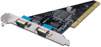 Digitus 2 poorten SeriÃ«le interfacekaart Serieel (9 pol.) PCI