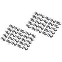 Digitus A CC BL A CC BL Gekleurde clips voor patchkabel Zwart