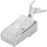 Digitus AK 219604 100 Digitus modulaire stekker voor ronde kabel, CAT 6A, afgeschermd   100 stuks. AK 219604 100 RJ45, stekker Aantal polen (sensoren) 8P8C