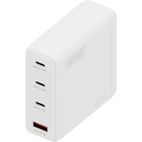 Digitus DA 10305 USB oplader 140 W 1x USB A, 3x USB C Wit