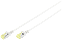 Digitus DK 1624 A 100S RJ45 Netwerkkabel, patchkabel CAT 6A U/FTP 10.00 M Grijs Afgeschermd, Halogeenvrij, Afgeschermd (dubbel) 1 stuk(s)