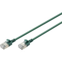 Digitus DK 1632 A 015S G RJ45 Netwerkkabel, patchkabel CAT 6A F/FTP 1.5 M Groen Kleurcodering, Afgeschermd, Meerdradig, Met anti kniktule 1 stuk(s)