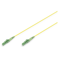 Digitus DK 2933 03 APC SX Glasvezel Optische vezel Aansluitkabel 3 m Geel [1x LC/APC 8° stekker, LC APC stekker   1x LC APC stekker, LC/APC 8° stekker] 9/125 µ
