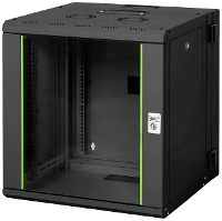 Digitus DN 19 12 U 3 SW 19inch wandkast (b x h x d) 600 x 643 x 600 mm 12 HE Zwart, Zwart (RAL 9005)