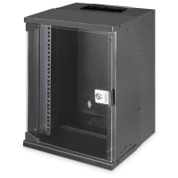 Digitus DN 49103 10inch wandkast 9 HE Zwart, Zwart (RAL 9005)