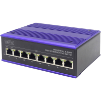 Digitus DN 650108 Industrial Ethernet Switch 10 / 100 MBit/s IEEE 802.3Af (12.95 W), IEEE 802.3At (25.5 W)