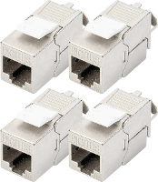Digitus DN 93615 4 RJ45 inbouwmodule Keystone CAT 6A