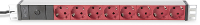 Digitus DN 95410 R 19 inch Stekkerdoos voor patchkast Geaarde contactdoos Rood