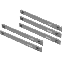 Digitus DN 97651 5 19 inch Afdekking voor patchkast 1 HE Zwart