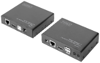 Digitus DS 55505 HDBaseT extender (ontvanger) Via netwerkkabel RJ45 100 m
