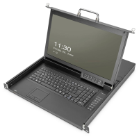 Digitus DS 72220 1GE KVM console 1 poort VGA Muis, Toetsenbord 1920 x 1080 Pixel