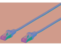 Digitus DK 1644 A 070/R RJ45 Netwerkkabel, patchkabel CAT 6A S/FTP 7.00 M Rood Halogeenvrij, Verdraaide paren, Snagless, Vlambestendig 1 stuk(s)