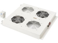 Digitus DN 19 FAN 2 N 19 inch 2 x Ventilator voor patchkast Met schakelaar Grijs wit (RAL 7035)