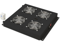 Digitus DN 19 FAN 4 B N 19 inch 4 x Patchkast ventilator 1 HE Vast inbouw, Met schakelaar Geschikt voor kastdiepte: vanaf 600 mm Zwart (RAL 9005)