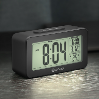 Digoo Dg C4 Digital Sensitive White Backlit Lcd Thermometer Desk Alarm Clock Dual Alarm With Snooze