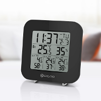 Digoo Dg Th3330 Home Comfort 3 Channels Digital In&outdoor Hygrometer Thermometer Sensor Clock