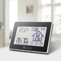 Digoo Dg Th8380 Wireless Touch Screen Weather Station Thermometer Outdoor Forecast Sensor Clock
