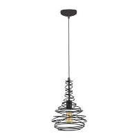 Hanglamp industrieel Kelsey kegel zwart   Metaal   Zwart