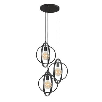 IndustriÃ«le hanglamp Otan metaal   Metaal   Zwart