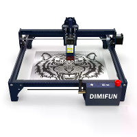 DIMIFUN DM6 B6 6W Laser Graveermachine Lasergraveerder 330x330mm Werkgebied 0.01Mm Precisie voor Hout Plastic Metaal Lee