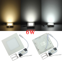Dimmable 6w Square Ultrathin Ceiling Energy Saving Led Panel Light