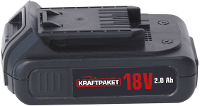 Dino KRAFTPAKET AKKU 18v 2Ah fÃ¼r Akku Schlagschrauber 130200 130201 Gereedschapsaccu 18 V 2 Ah Li ion