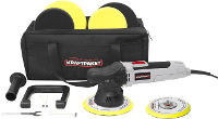 Dino KRAFTPAKET Exzenterpoliermaschine 230 V 650 W 1600   6400 U/min 125/150 mm 9mm Hub 640296 Excentrische polijstmachine 230 V 650 W 1600   6400 omw/min 125