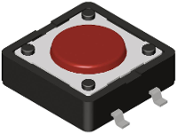 Diptronics DTSM 65N V T/R Toetsschakelaar 12 V/DC 50 mA 1x uit/aan Moment (l x b x h) 9 x 6.20 X 9.50 Mm 1 stuk(s)