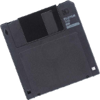 Diskettes 10 pack 1.44MB HD geformatteerd Fuji