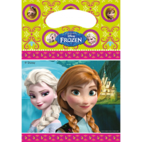 Frozen thema feestzakjes 6x stuks