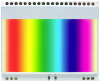 Display Elektronik Achtergrond verlichting RGB