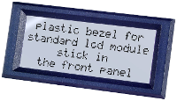 Display Elektronik Frontframe (b x h) 169 mm x 27 mm EA017 4UKE