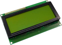 Display Elektronik LC display Geel groen 20 x 4 Pixel (b x h x d) 98 x 60 x 11.6 Mm DEM20486SYH LY