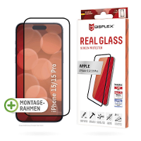 DISPLEX 01842 01842 Screenprotector (glas) Apple iPhone 15, iPhone 15 Pro 1 stuk(s) Anti vingerafdruk
