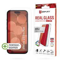 DISPLEX 01849 01849 Screenprotector (glas) Apple IPhone 15 Pro Max 1 stuk(s) Anti vingerafdruk