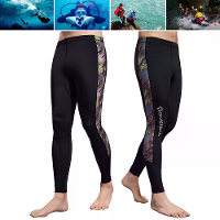 DUIK&SAIL Heren Duikbroek Hoge Elasticiteit Sneldrogend UFP50+ Zonnebescherming Snorkelbroek voor Surfen en Zwemmen