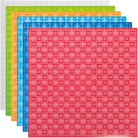 Basisplaat 20x20 transparant gekleurd