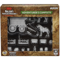 Diverse Dungeons and Dragons: Nolzur's Marvelous Miniatures   Adventurer's Campsite tabletop spel