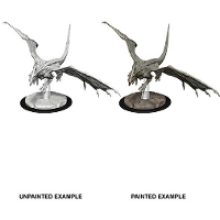Diverse Dungeons and Dragons: Nolzur's Marvelous Miniatures   Young White Dragon tabletop spel