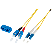Diverse Duplex Jumper LC/SC 9/125µ OS2 LSZH kabel