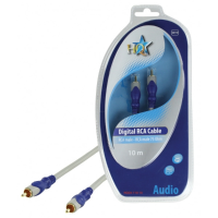 Hq Digitale Audiokabel Rca Male   Rca Male, 10.0 M