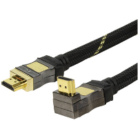 Konig High Speed Hdmi Haakse Kabel + Ethernet,10m